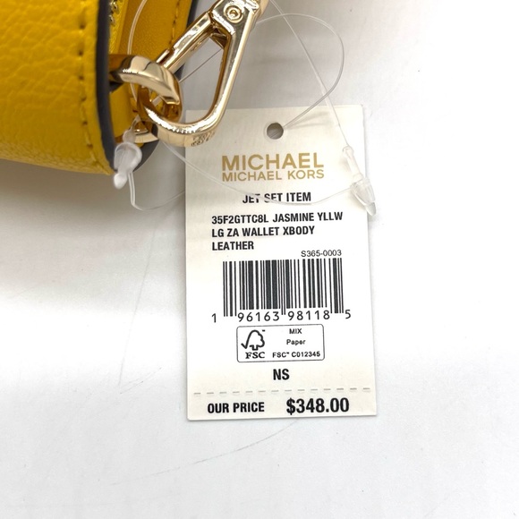 Michael Kors Large Zip Around Wallet Xbody Bag Leather - Picture 10 of 10